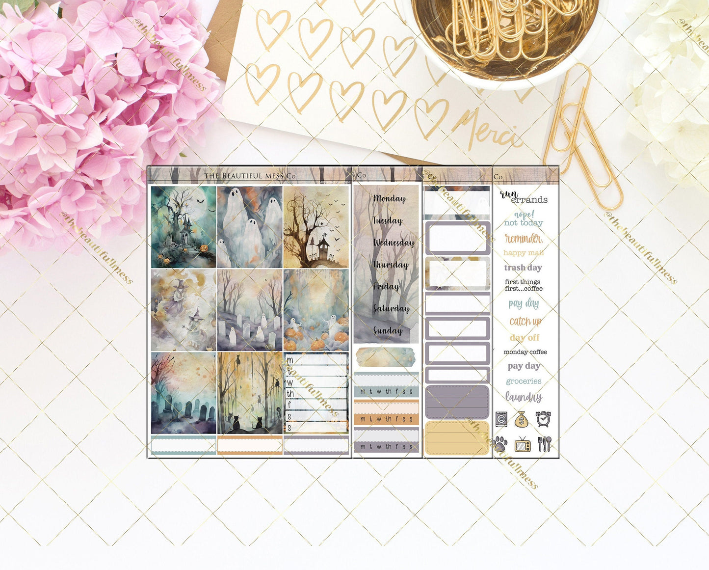 Midnight Garden Vertical Weekly Kit