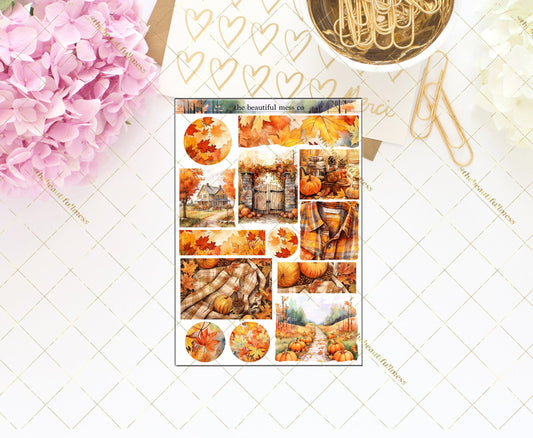 Autumn Harvest Journaling Stickers