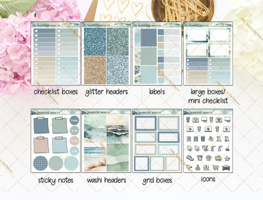 Tranquil Sea Add On Sheets Stickers