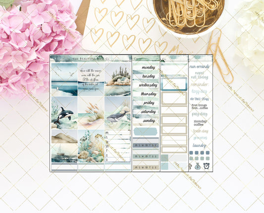 Tranquil Sea Vertical Weekly Kit