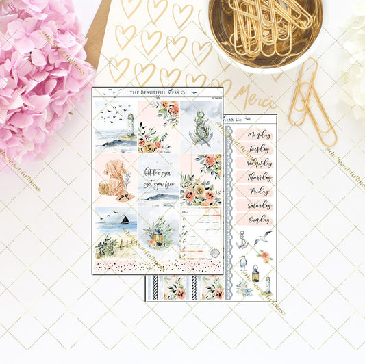 By the Sea FOILED Weekly Kit