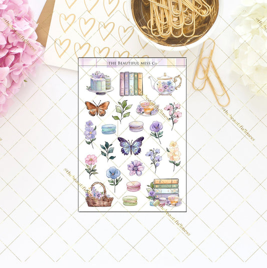 Butterfly Garden Large Deco Stickers