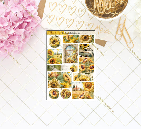 Sunflowers Journaling