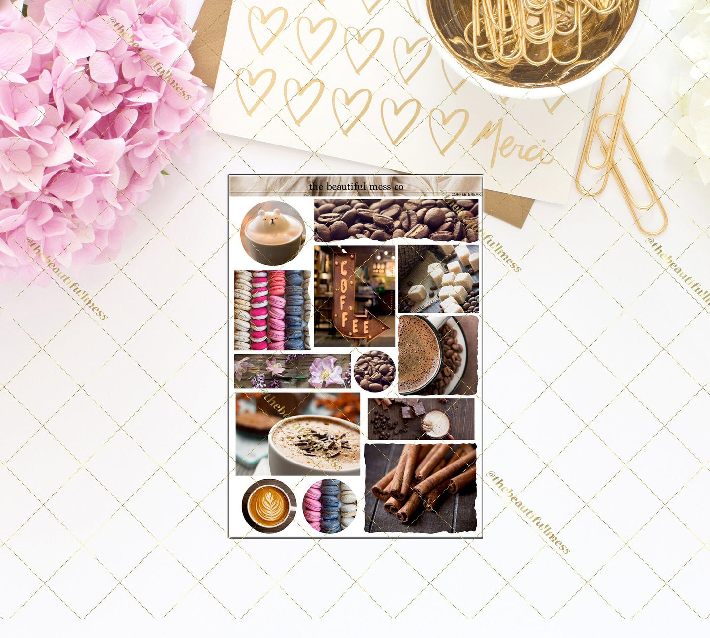 Coffee Break Journaling Stickers