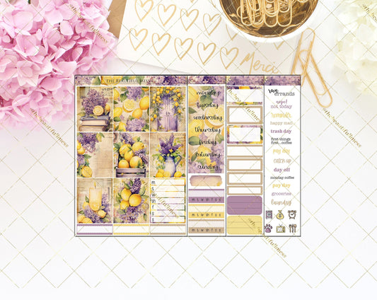 Lilacs and Lemons Vertical Weekly Kit