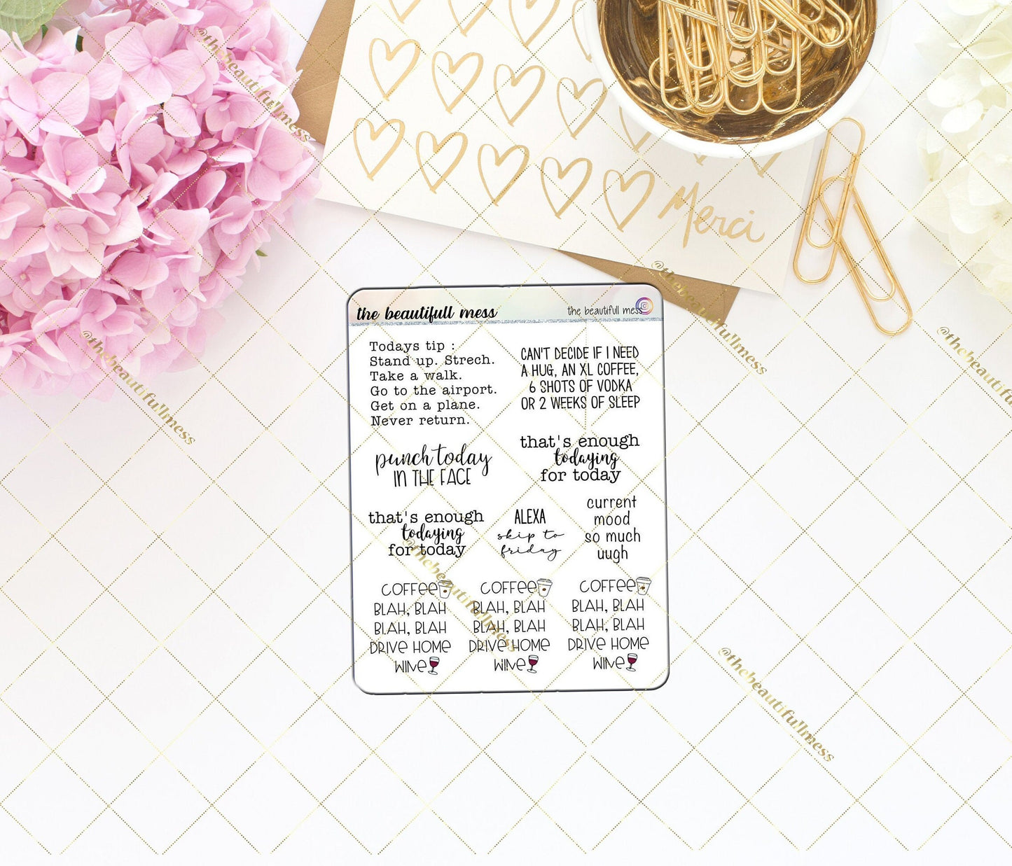 Snarky Quotes 1 Stickers