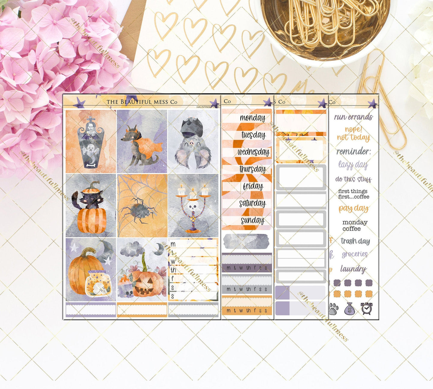 Hauntingly Cute Vertical Weekly Kit