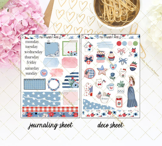 4th of July Journaling kit