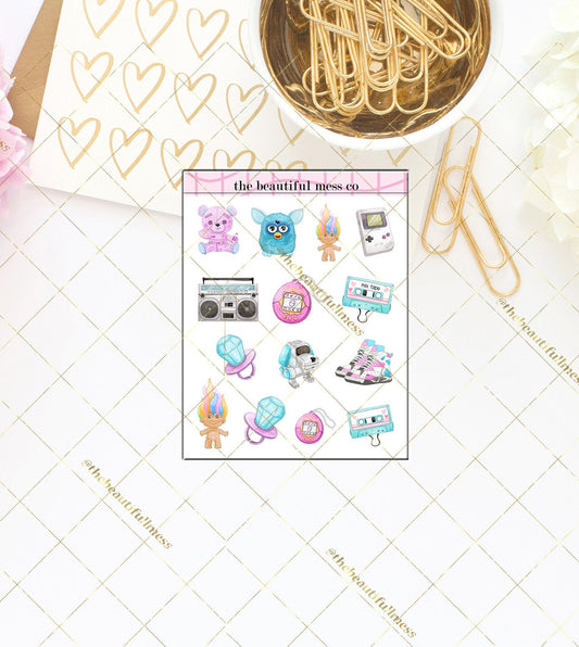 90s Stuff Deco Stickers