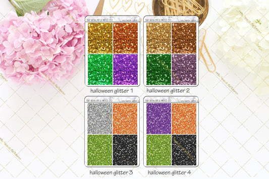 Halloween Glitter Stickers