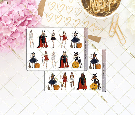 Halloween Beauties Stickers