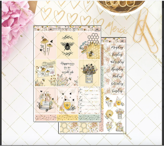 Honeybee FOILED Planner Kit