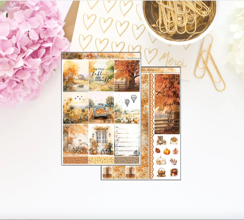 Autumn is Calling FOILED Planner Kit
