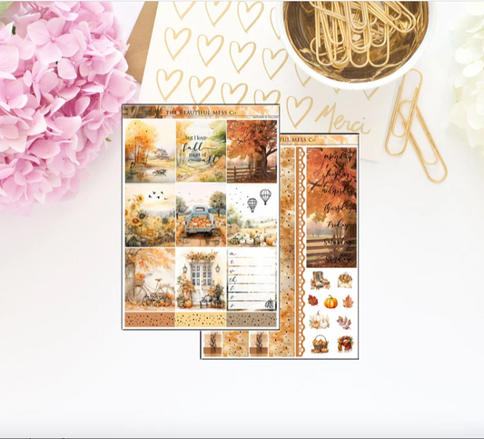 Autumn is Calling FOILED Planner Kit