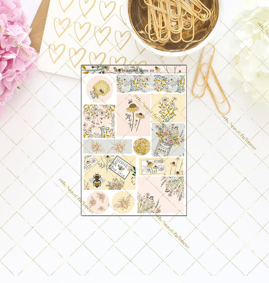 Honeybee Journaling Stickers