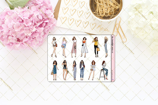 Fashion Beauties 5 Stickers