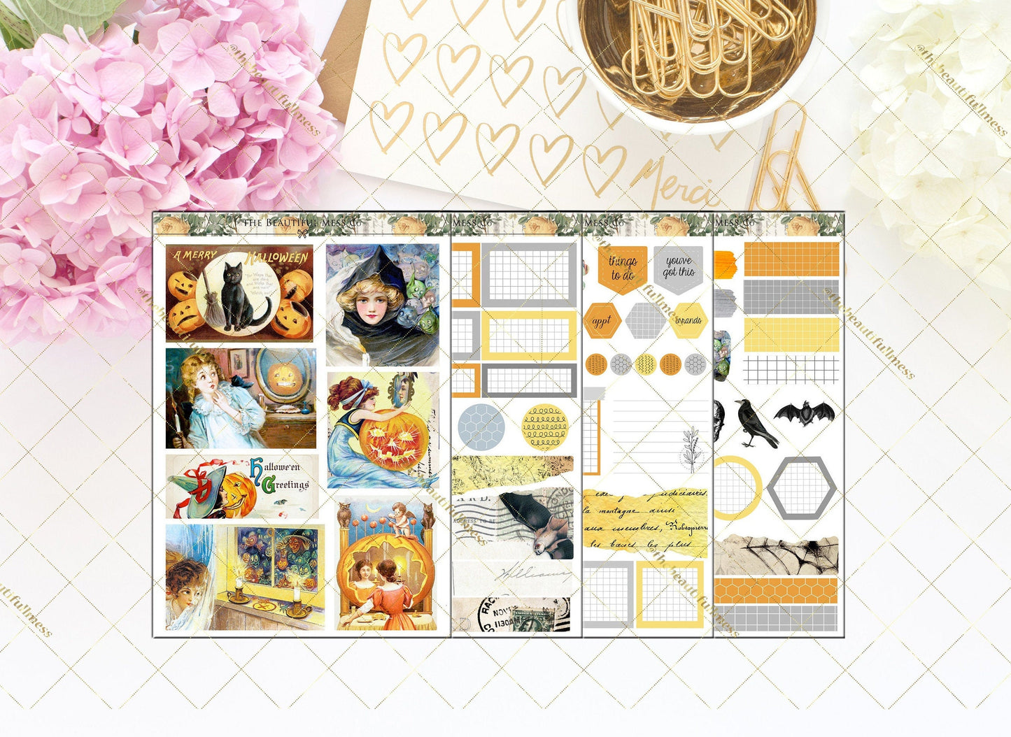 Vintage Halloween Journaling Kit