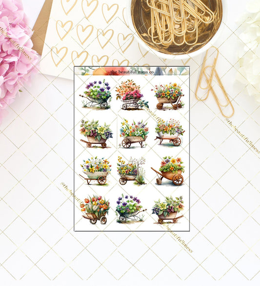 WheelBarrow Large Deco Stickers