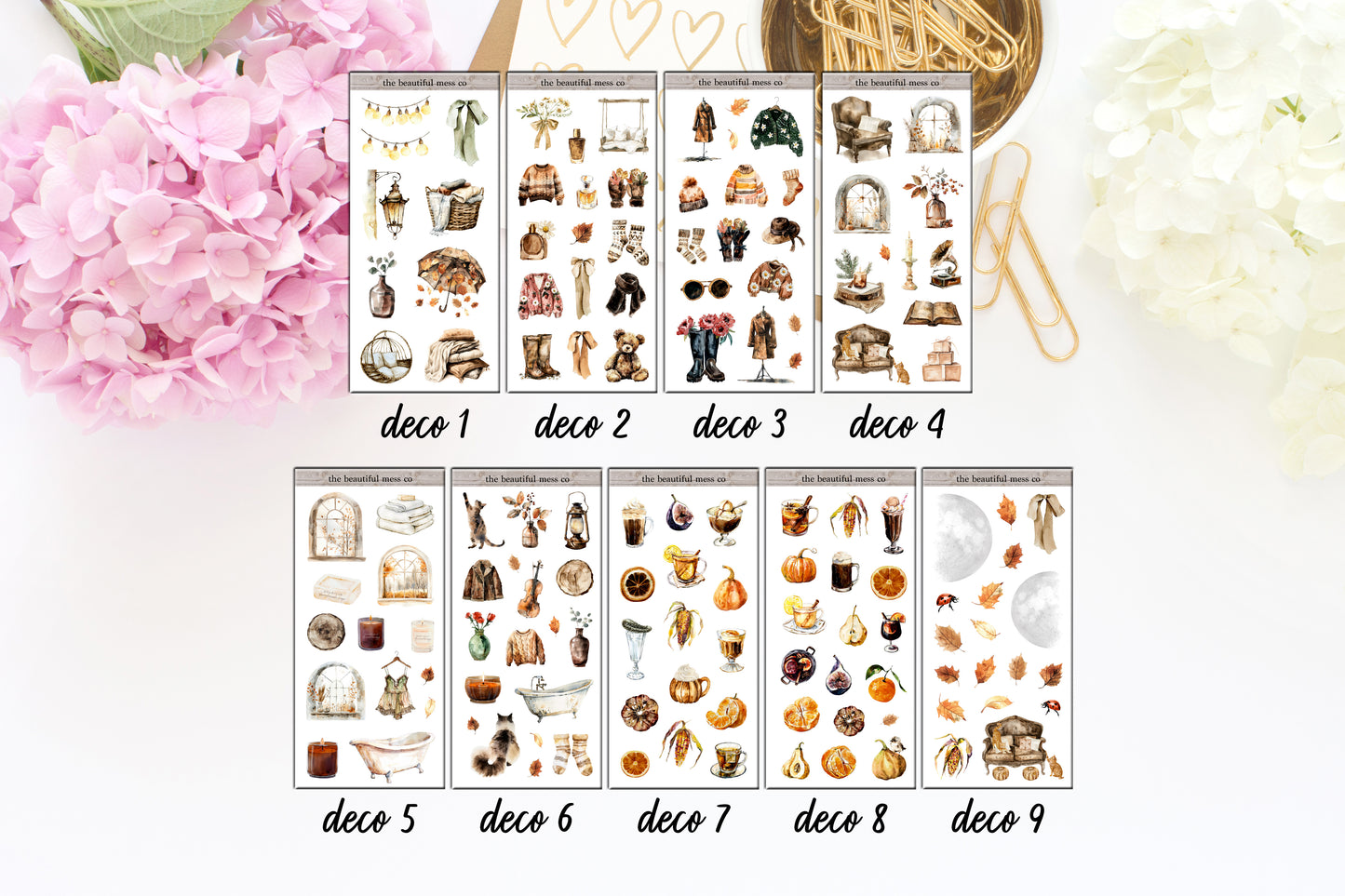 Autumn Winter Journaling Deco