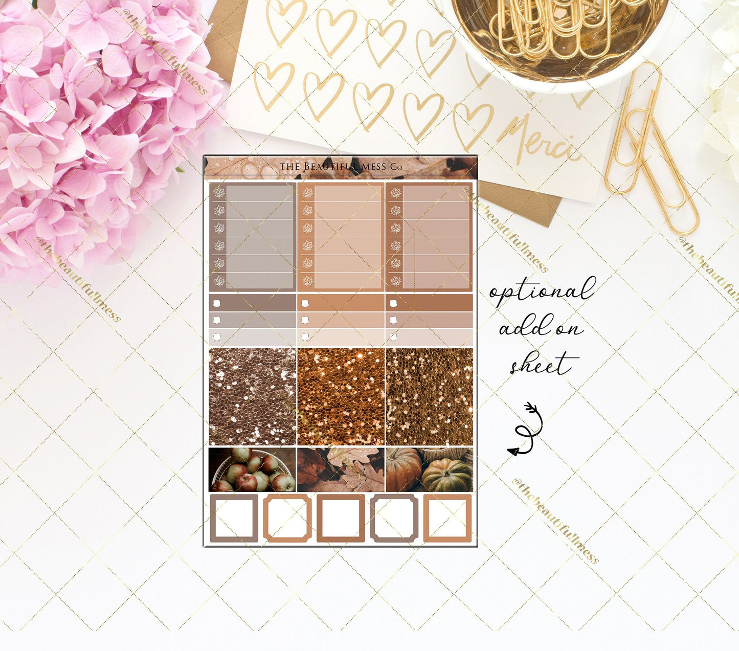 One Fall Day Vertical Weekly Kit