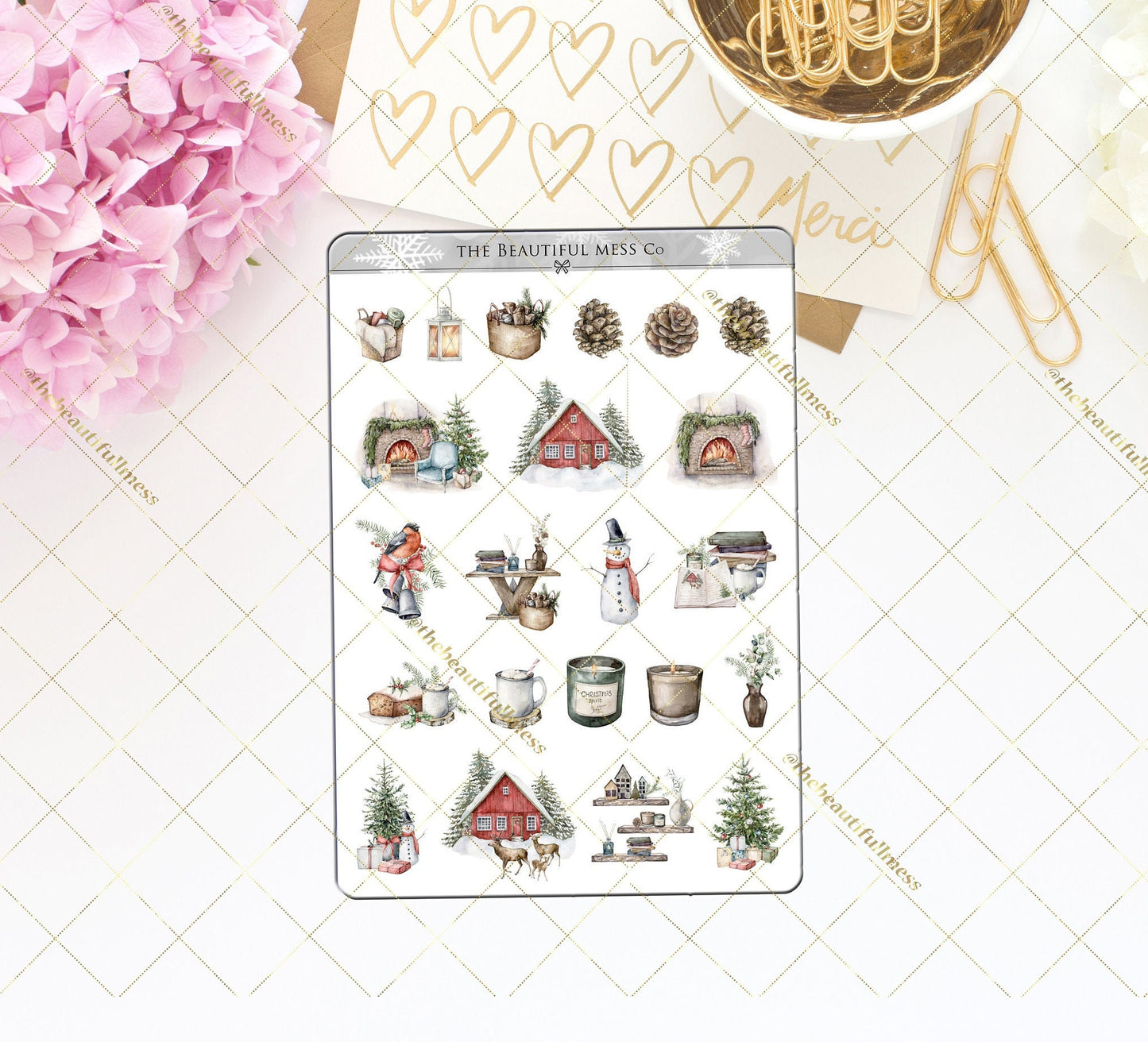 Cozy Winter Deco Stickers