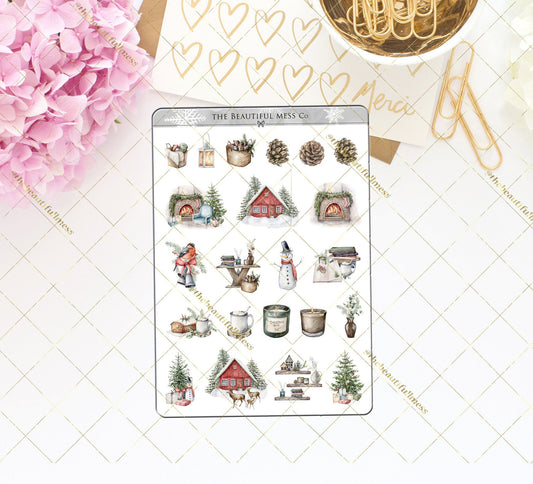 Cozy Winter Deco Stickers