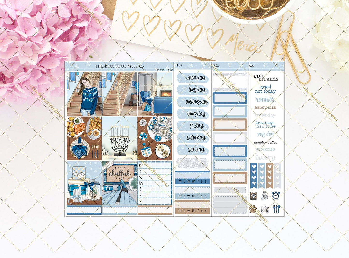 Hanukkah Honey Vertical Weekly Kit