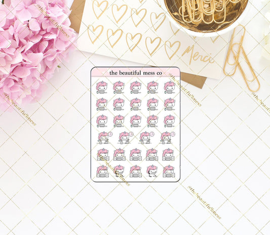 Twinkle Working Stickers