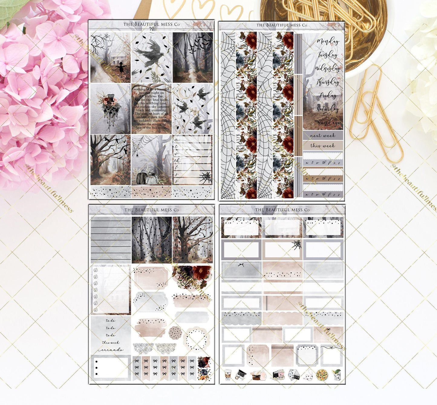 Stranger Forest FOILED Vertical Weekly Kit