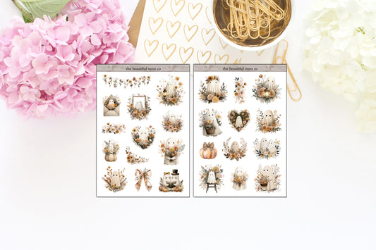 Boho Ghosts Deco Stickers