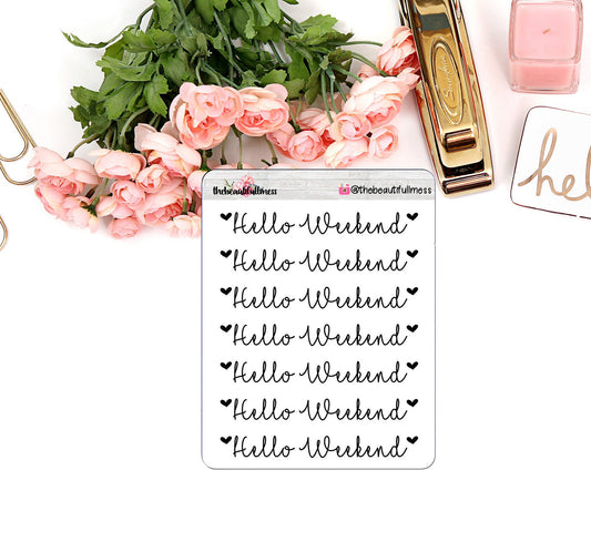 Hello Weekend Script