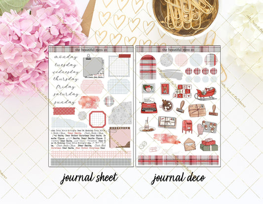 Letters to Santa Journaling Kit