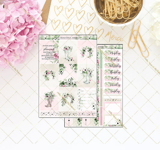 Spring FOILED Vertical Weekly Kit