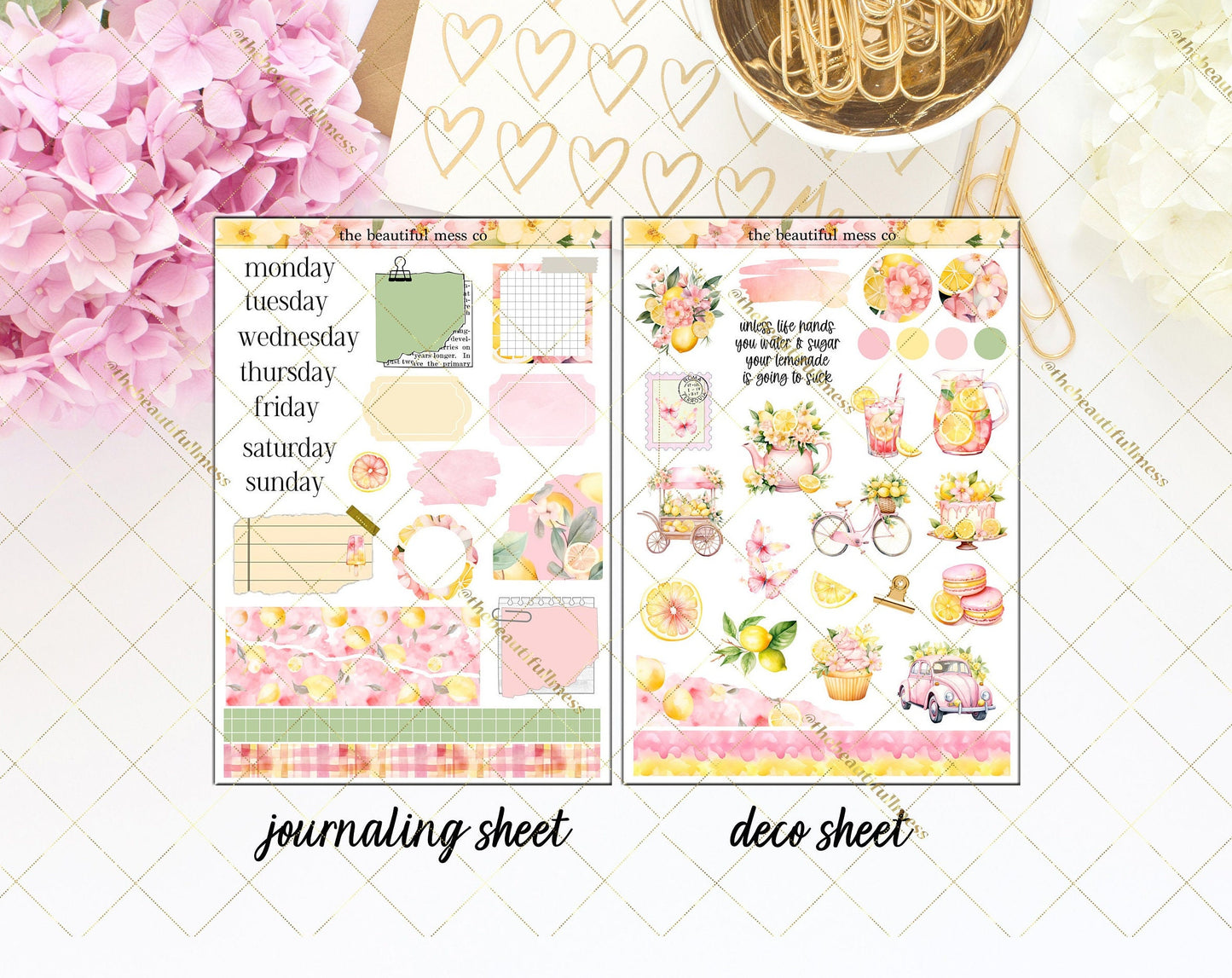 Pink Lemonade Journaling Kit