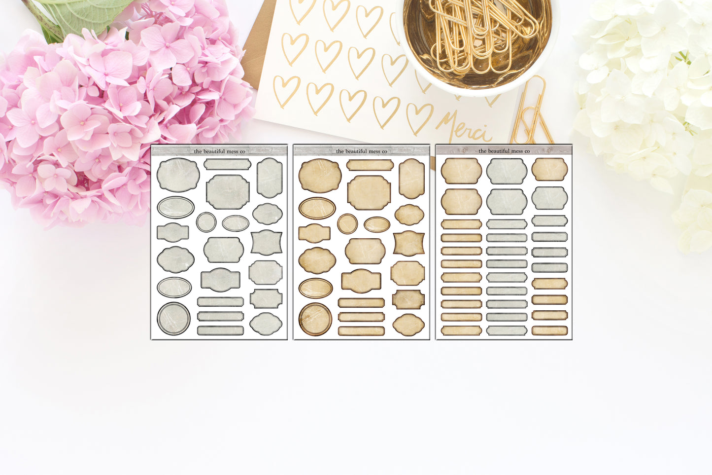 Decorative Shaped Boxes Deco Stickers