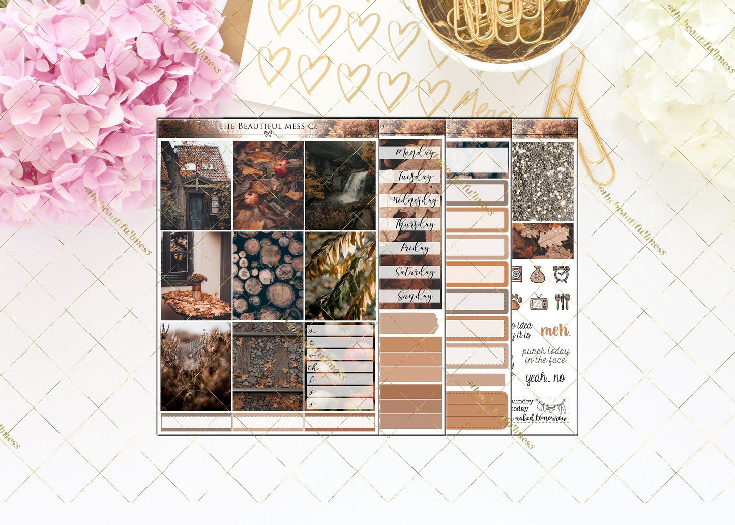 Autumn Life Planner Weekly Kit