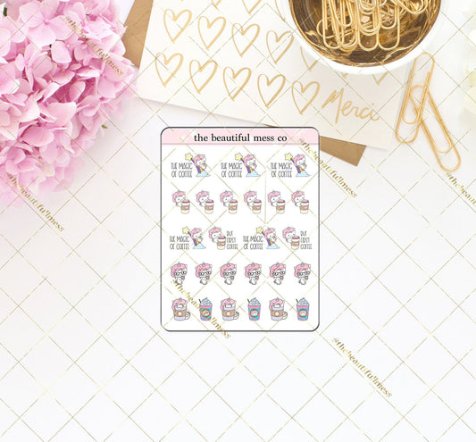 Twinkle Coffee Stickers
