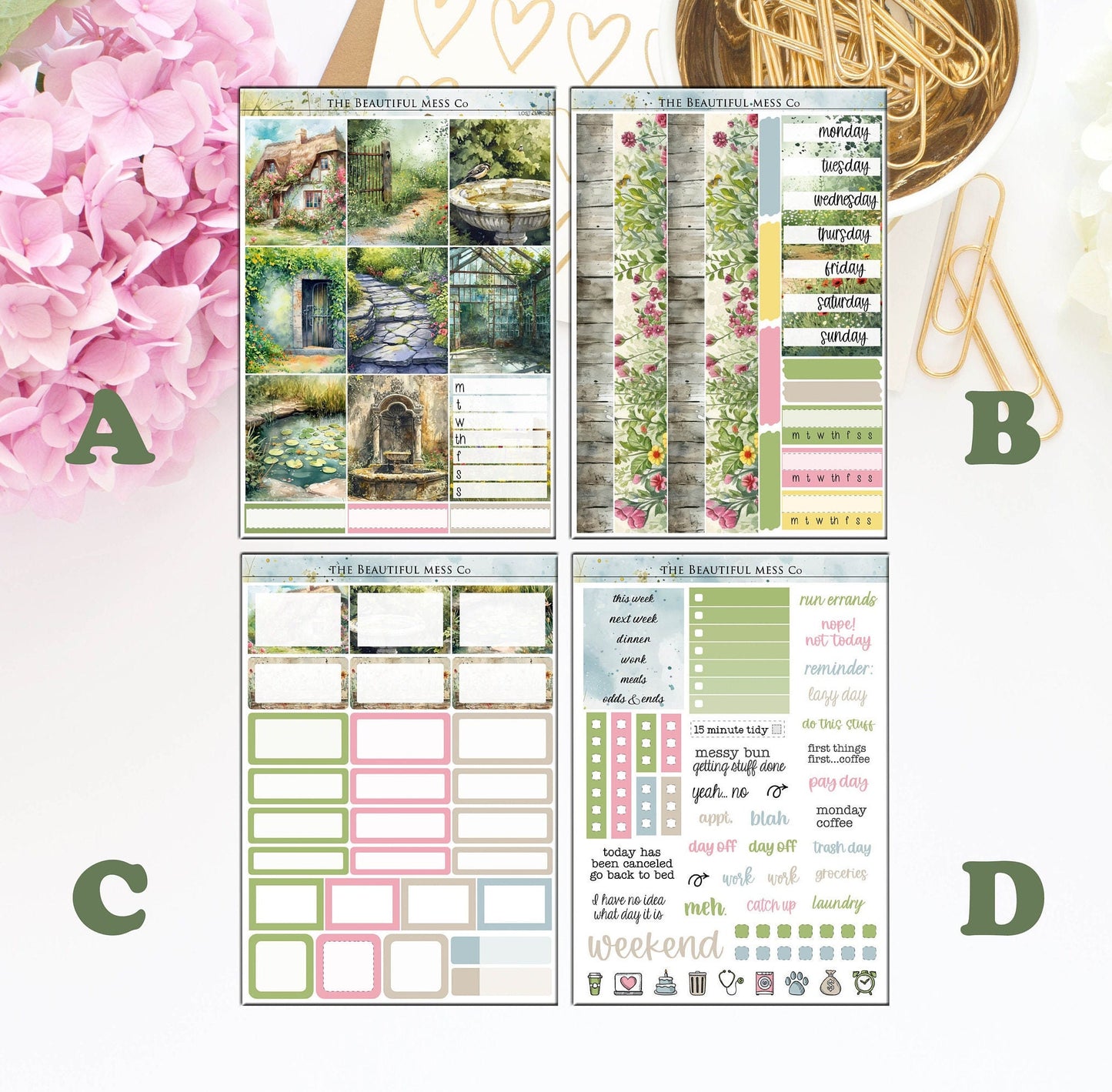 Lost Garden Vertical Weekly Kit