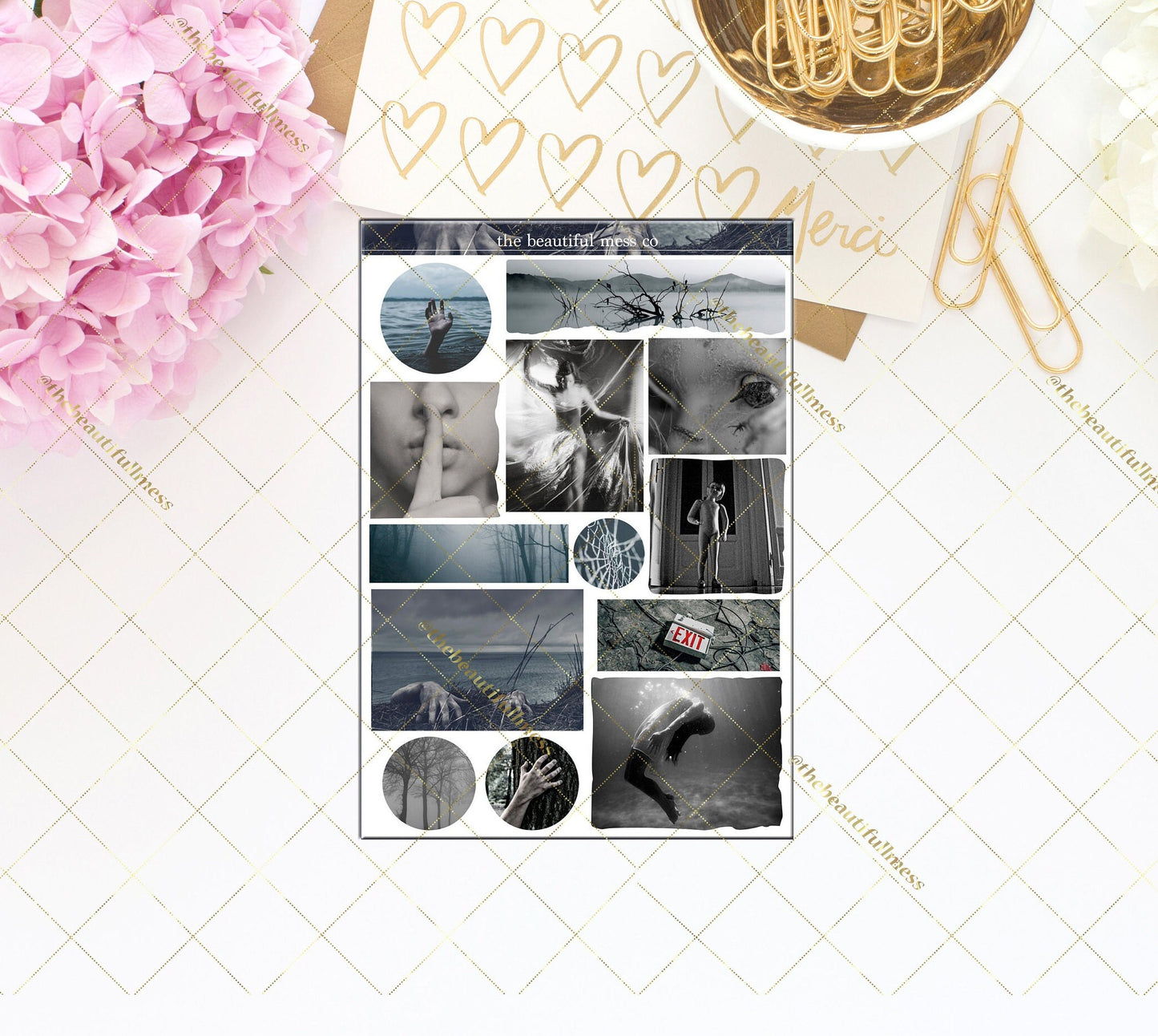 Bump in the Night Journaling Stickers