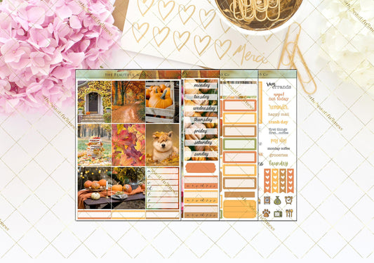 Fall into Autumn Planner Stickers