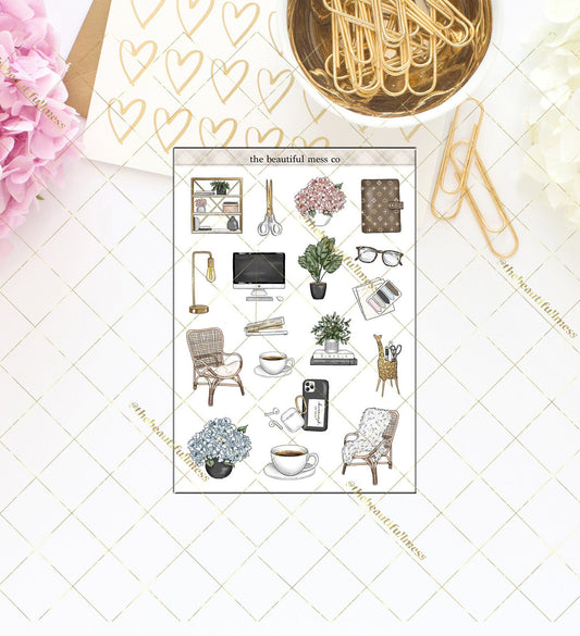 Home Office Large Deco Stickers