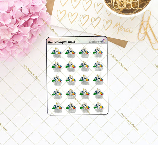 Lily Laundry Day Stickers