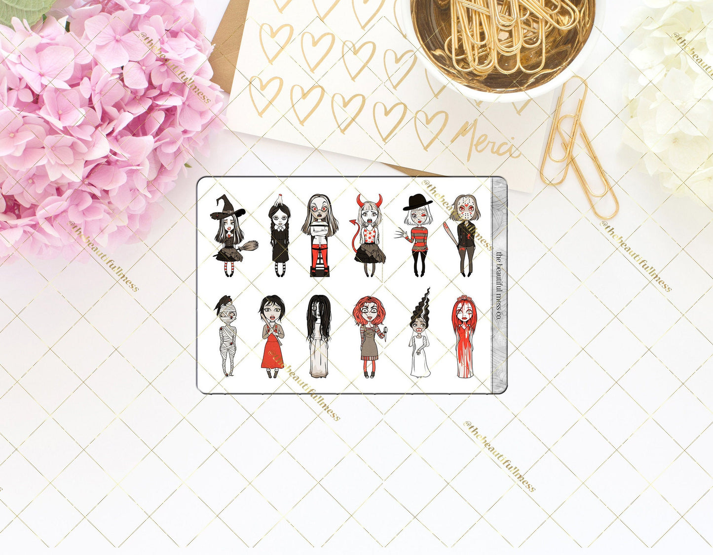 Ghoulish Cuties 1 Stickers