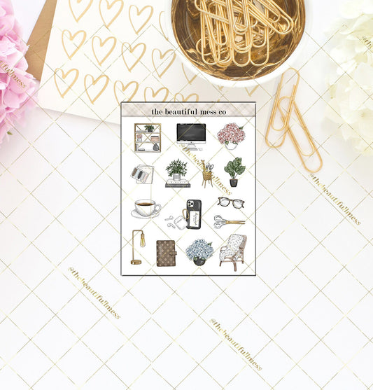 Home Office Deco Stickers