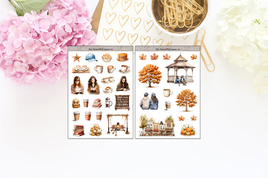 Fall Coffee Girls Deco