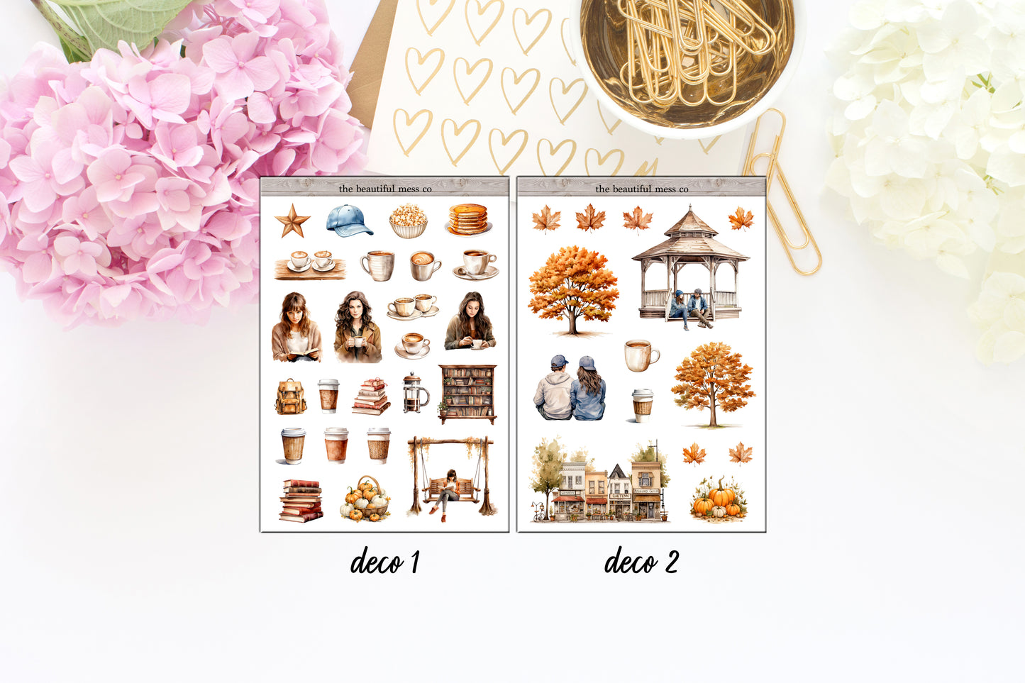 Fall Coffee Girls Deco