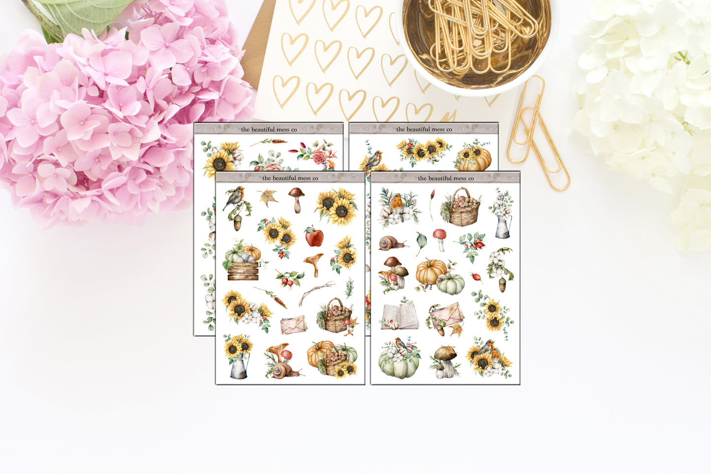 Harvest Wishes Large Journaling Deco