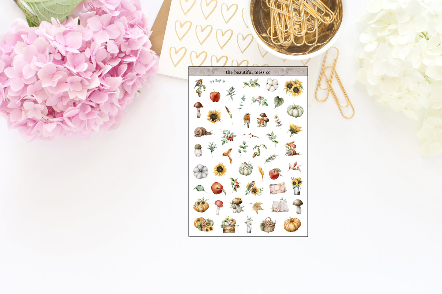 Harvest Wishes Small Journaling Deco