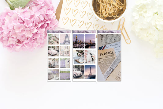 Paris Journaling Sheets.