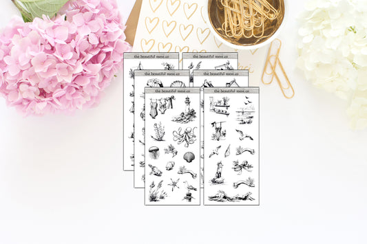 Second Summer line art Deco